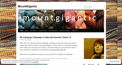 Desktop Screenshot of mountgigantic.wordpress.com