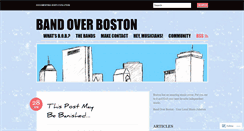 Desktop Screenshot of bandoverboston.wordpress.com