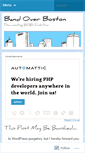 Mobile Screenshot of bandoverboston.wordpress.com