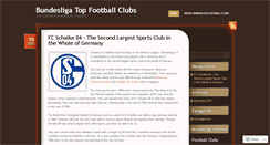 Desktop Screenshot of bundesligafootballclubs.wordpress.com