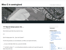 Tablet Screenshot of cecileinsewingland.wordpress.com