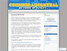 Tablet Screenshot of cornbreadcentral.wordpress.com