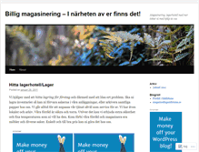 Tablet Screenshot of billigmagasinering.wordpress.com