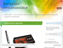 Tablet Screenshot of dovanusalis.wordpress.com
