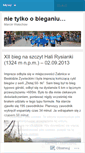 Mobile Screenshot of nietylkoobieganiu.wordpress.com