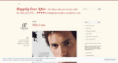 Desktop Screenshot of lovehappilyeverafter.wordpress.com