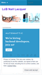 Mobile Screenshot of lcbnaillacquer.wordpress.com