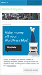 Mobile Screenshot of malta4nigeria.wordpress.com