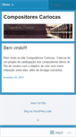 Mobile Screenshot of compositorescariocas.wordpress.com