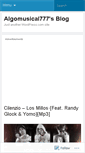 Mobile Screenshot of algomusical777.wordpress.com