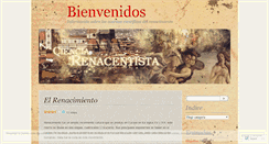 Desktop Screenshot of historiadelacienciarenacentista.wordpress.com