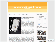 Tablet Screenshot of boomerangit.wordpress.com