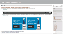 Desktop Screenshot of kingjesus.wordpress.com