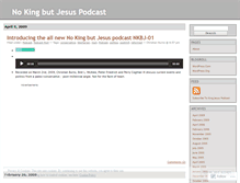 Tablet Screenshot of kingjesus.wordpress.com