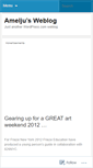 Mobile Screenshot of amelju.wordpress.com