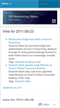 Mobile Screenshot of dbresourcingnews.wordpress.com