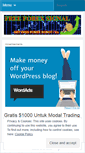 Mobile Screenshot of forexsignalgratis.wordpress.com