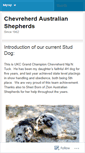 Mobile Screenshot of chevreherd.wordpress.com