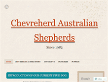 Tablet Screenshot of chevreherd.wordpress.com