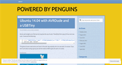 Desktop Screenshot of poweredbypenguins.wordpress.com