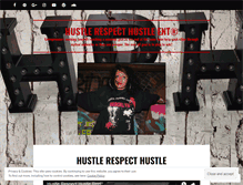 Tablet Screenshot of hustlerespecthustle.wordpress.com