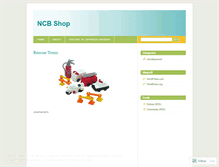 Tablet Screenshot of ncbshop.wordpress.com