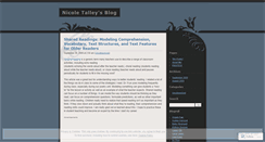 Desktop Screenshot of nicoletalley.wordpress.com