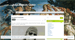 Desktop Screenshot of joaomarcosguido.wordpress.com