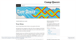 Desktop Screenshot of campqueer.wordpress.com