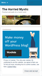 Mobile Screenshot of harriedmystic.wordpress.com