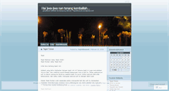 Desktop Screenshot of hajirikhusyuk.wordpress.com