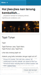 Mobile Screenshot of hajirikhusyuk.wordpress.com