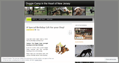 Desktop Screenshot of doggiecamp.wordpress.com