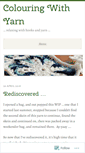 Mobile Screenshot of colouringwithyarn.wordpress.com