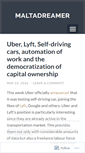 Mobile Screenshot of maltadreamer.wordpress.com