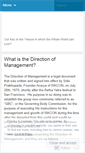 Mobile Screenshot of directionofmanagement.wordpress.com