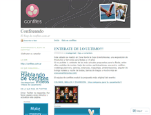 Tablet Screenshot of confiteando.wordpress.com