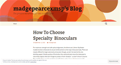 Desktop Screenshot of madgepearcexmsp.wordpress.com