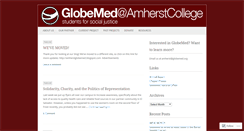Desktop Screenshot of amherstglobemed.wordpress.com
