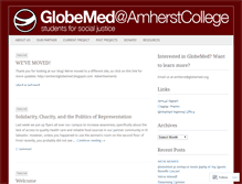 Tablet Screenshot of amherstglobemed.wordpress.com