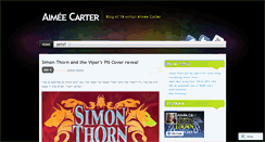 Desktop Screenshot of aimeecarter.wordpress.com