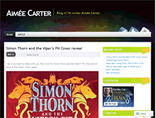 Tablet Screenshot of aimeecarter.wordpress.com