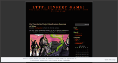 Desktop Screenshot of lttpgaming.wordpress.com