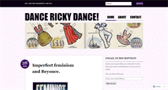 Desktop Screenshot of dancerickydance.wordpress.com