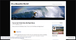 Desktop Screenshot of beautifulworldcards.wordpress.com