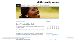 Desktop Screenshot of lookatalltheprettycolors.wordpress.com