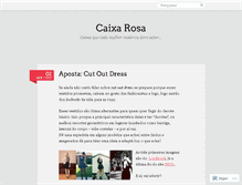 Tablet Screenshot of caixarosa.wordpress.com