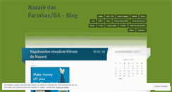 Desktop Screenshot of nazaredasfarinhas.wordpress.com