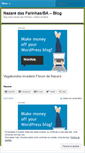 Mobile Screenshot of nazaredasfarinhas.wordpress.com