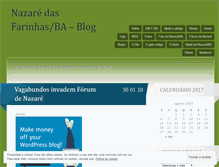 Tablet Screenshot of nazaredasfarinhas.wordpress.com